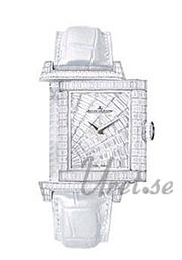 Jaeger LeCoultre Reverso Jewelry Zestaw diamentów/Skóra 33x20 mm 3103405