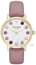 Kate Spade Metro Biały/Skóra Ø34 mm KSW1174