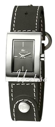 Lacoste Club Czarny/Skóra 30x20 mm LAW6200L33
