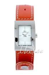 Lacoste Club Biały/Skóra 30x20 mm LAW6200L43