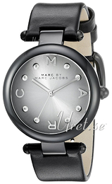 Marc by Marc Jacobs Srebrny/Skóra Ø34 mm MJ1410