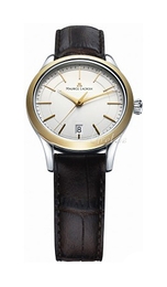 Maurice Lacroix Les Classiques Ladies Date Srebrny/Skóra Ø33 mm LC1026-PVY11-130