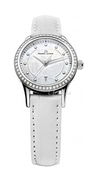 Maurice Lacroix Les Classiques Ladies Date Biały/Skóra Ø28 mm LC1113-SD501-170