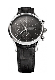 Maurice Lacroix Les Classiques Chronographe Czarny/Skóra Ø41 mm LC6058-SS001-330