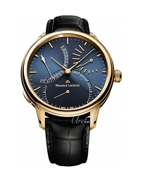 Maurice Lacroix Masterpiece Calendrier Retrograde Niebieski/Skóra Ø43 mm MP6509-PG101-430