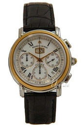 Maurice Lacroix Masterpiece Sport Srebrny/Skóra Ø40 mm MP6098-PS101-19G