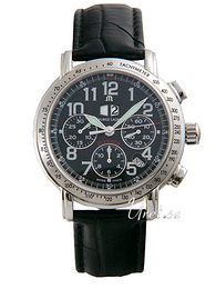 Maurice Lacroix Masterpiece Sport Czarny/Skóra Ø42 mm MP6178-SS001-32E