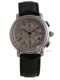 Maurice Lacroix Masterpiece Sport Biały/Skóra Ø40 mm MP6318-SS001-11G