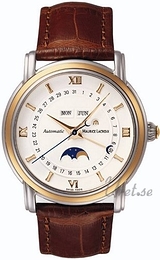 Maurice Lacroix Masterpiece Biały/Skóra Ø38 mm MP6347-YS101-19E