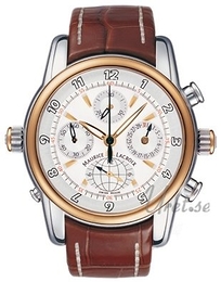 Maurice Lacroix Masterpiece Biały/Skóra Ø43 mm MP6398-SS001-830