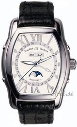 Maurice Lacroix Masterpiece Srebrny/Skóra 52x39 mm MP6439-SS001-11E