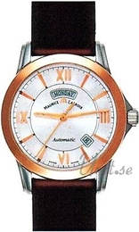 Maurice Lacroix Pontos Srebrny/Skóra Ø40 mm PT6058-PS101-11E