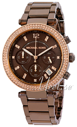 Michael Kors Parker Brązowy/Stal Ø39 mm MK6378