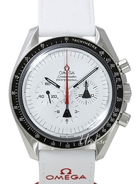 Omega Speedmaster Biały/Skóra Ø42 mm 311.32.42.30.04.001