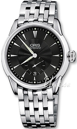 Oris Culture Artelier Small Second Date Czarny/Stal Ø40 mm 01 623 7582 4074-07 8 21 73