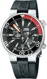 Oris Divers Regulateur  Der Meistertaucher Czarny/Guma Ø44 mm 649 7541 7164 RS