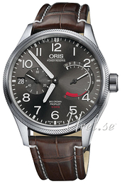 Oris Aviation Szary/Skóra Ø44 mm 01 111 7711 4163-Set 1 22 72FC