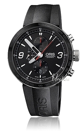 Oris Motor Sport TT1 Chronograph Czarny/Guma Ø45 mm 674 7659 4174 RS