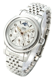 Oris Aviation Srebrny/Stal Ø38 mm 581 7566 4061 MB