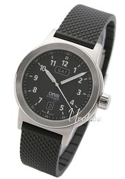 Oris Aviation Czarny/Guma Ø42 mm 635 7534 4164 RS