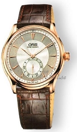 Oris Culture Srebrny/Skóra Ø40 mm 396 7580 6051 LS