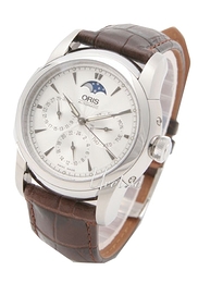 Oris Culture Srebrny/Skóra Ø40 mm 581 7546 4051 LS