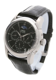 Oris Culture Czarny/Skóra Ø40 mm 581 7546 4054 LS