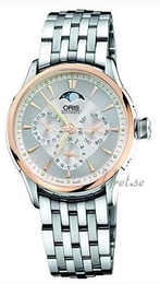 Oris Culture Artelier Complication Srebrny/Stal Ø40 mm 581 7592 6351 MB