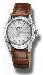 Oris Culture Srebrny/Skóra Ø38 mm 633 7552 4071 LS