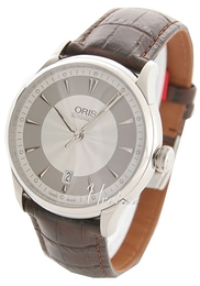 Oris Culture Srebrny/Skóra Ø40 mm 733 7591 4051 LS