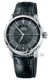 Oris Culture Artelier Date Czarny/Skóra Ø40 mm 733 7591 4054 LS