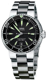 Oris Divers Date Czarny/Stal Ø44 mm 733 7533 8454 MB