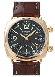 Panerai Contemporary Czarny/Skóra Ø42 mm PAM00238