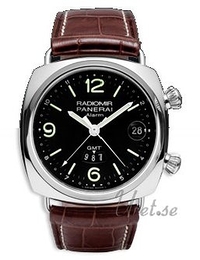 Panerai Contemporary Radiomir GMT Alarm Czarny/Skóra Ø42 mm PAM00355