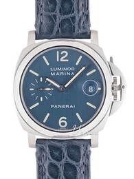 Panerai Contemporary Niebieski/Skóra Ø40 mm PAM00119