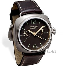Panerai Special Radiomir Titanium Tourbillon GMT Brązowy/Skóra Ø48 mm PAM00315