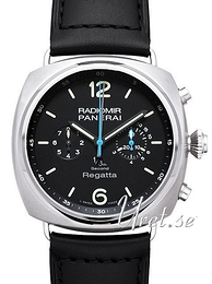 Panerai Special Radiomir Regatta 1/8th Second Titanium Czarny/Skóra Ø47 mm PAM00343