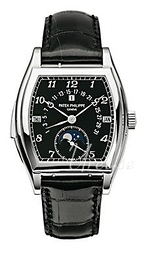 Patek Philippe Grand Complications Czarny/Skóra 46.4x36 mm 5013G/010