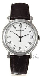 Patek Philippe Calatrava Biały/Skóra Ø36 mm 5053G