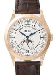 Patek Philippe Complicated Annual Calender Czarny/Skóra Ø38 mm 5396R/001