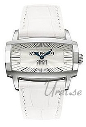 Patek Philippe Gondolo Biały/Skóra 37x22 mm 4980G/001