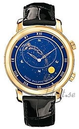 Patek Philippe Grand Complications Niebieski/Skóra Ø43 mm 5102J