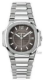 Patek Philippe Nautilus Czarny/18 karatowe białe złoto Ø32 mm 7011/1G/010