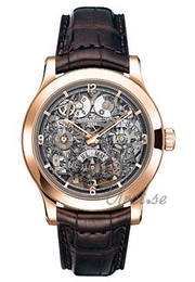 Jaeger LeCoultre Master Control Master Eight Days Perpetual Sq Szkieletowa tarczy/Skóra Ø41 mm 16124SQ