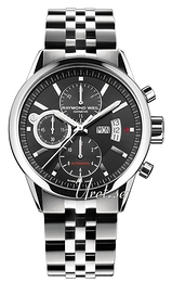 Raymond Weil Freelancer Czarny/Stal Ø42 mm 7730-ST-20001