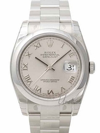 Rolex Datejust Steel Srebrny/Stal Ø36 mm 116200-0062