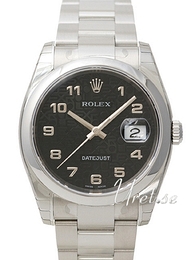 Rolex Datejust Steel Czarny/Stal Ø36 mm 116200/9