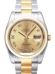 Rolex Datejust Gold/Steel Żółte złoto/18 karatowe żółte złoto Ø36 mm 116203/7