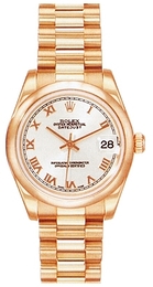 Rolex Datejust Biały/18 karatowe różowe złoto Ø36 mm 178245