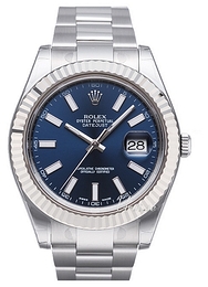 Rolex Datejust II Niebieski/Stal Ø41 mm 116334/5